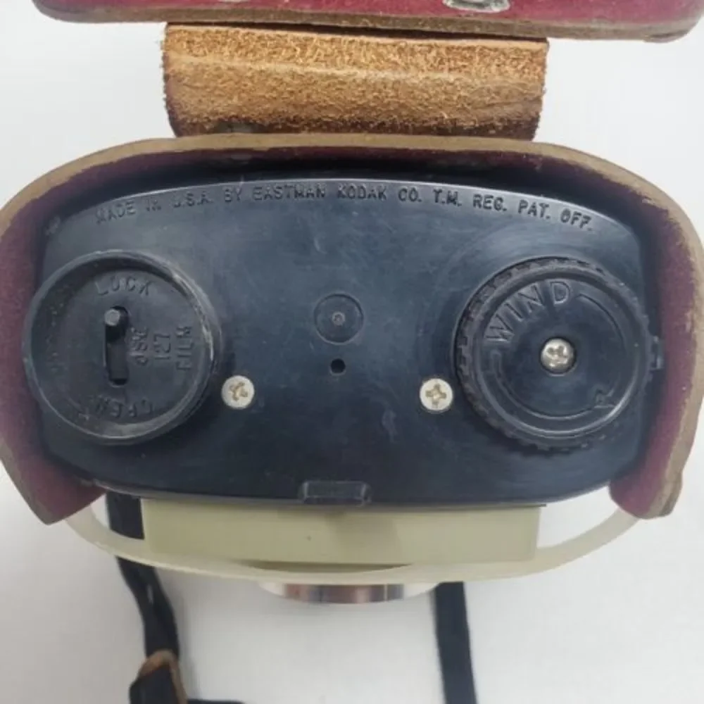 Vintage Kodak Brownie Starmatic II Camera Kodak Lens F/8 Original Case USA Retro